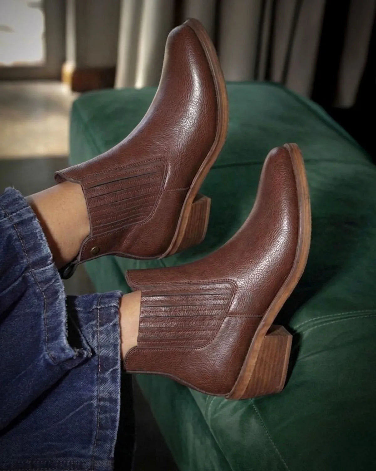 Botines de cuero mujer EMILIA® - Colección otoño/invierno